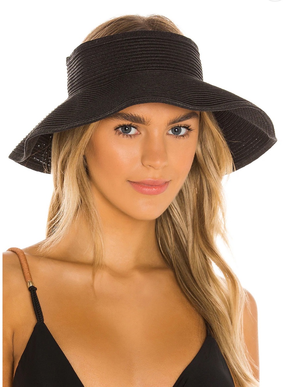 Vix Swimwear Visor in Black